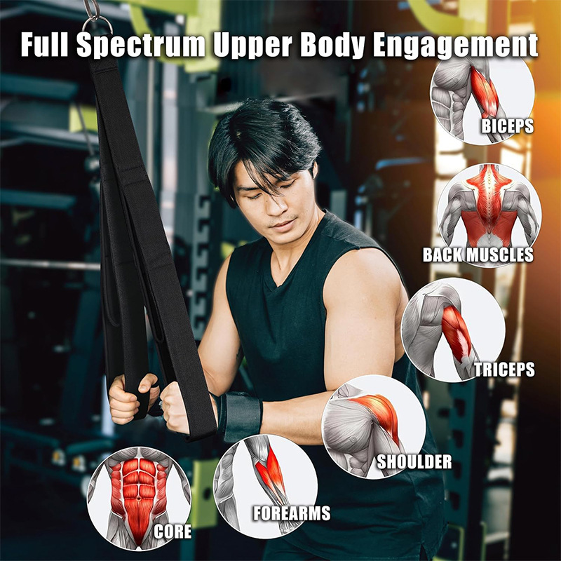 Lat Pulldown Cable - حبل تمارين الرأس المزدوج لتمارين السحب