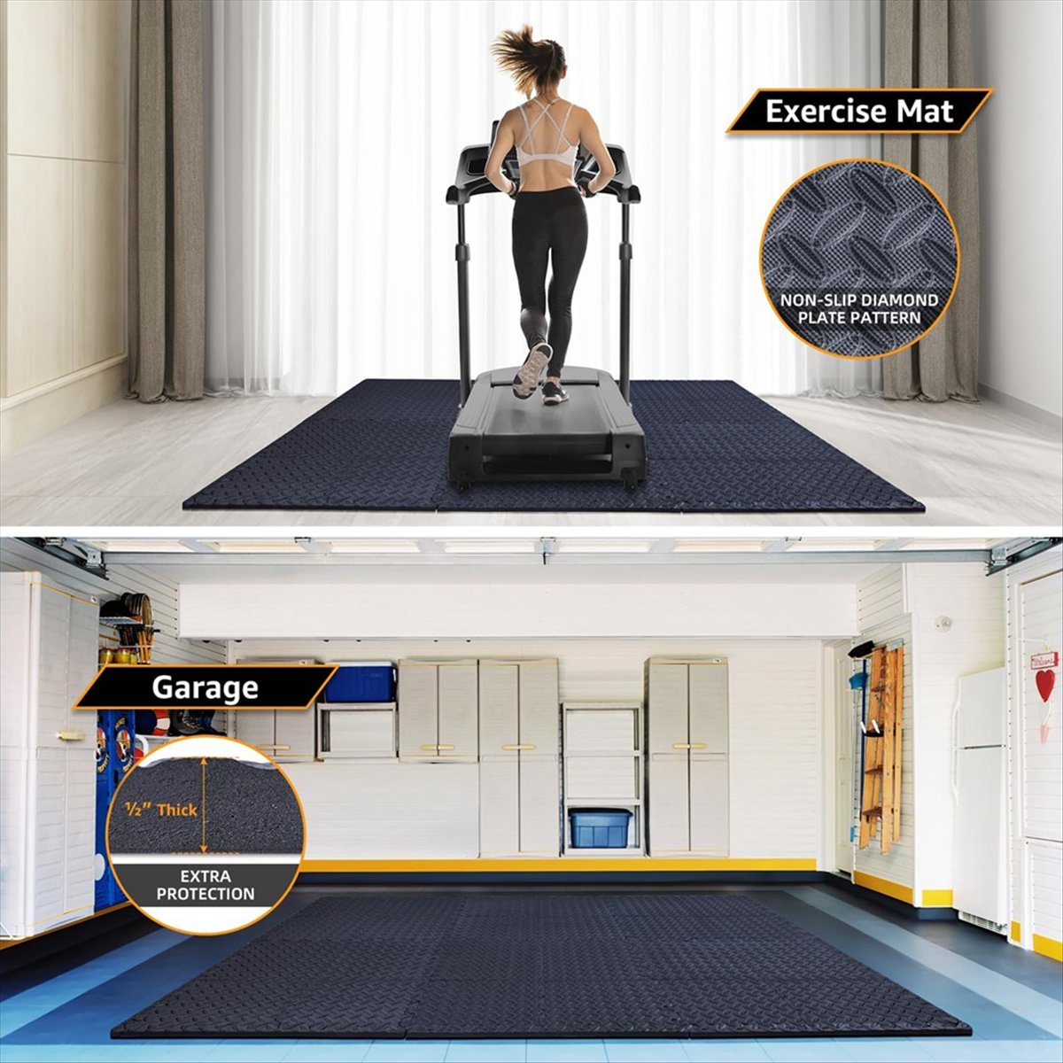 وصل حديثًا: 12 قطعة من حصائر ا - مراجعة Home Gym Yoga وسعره