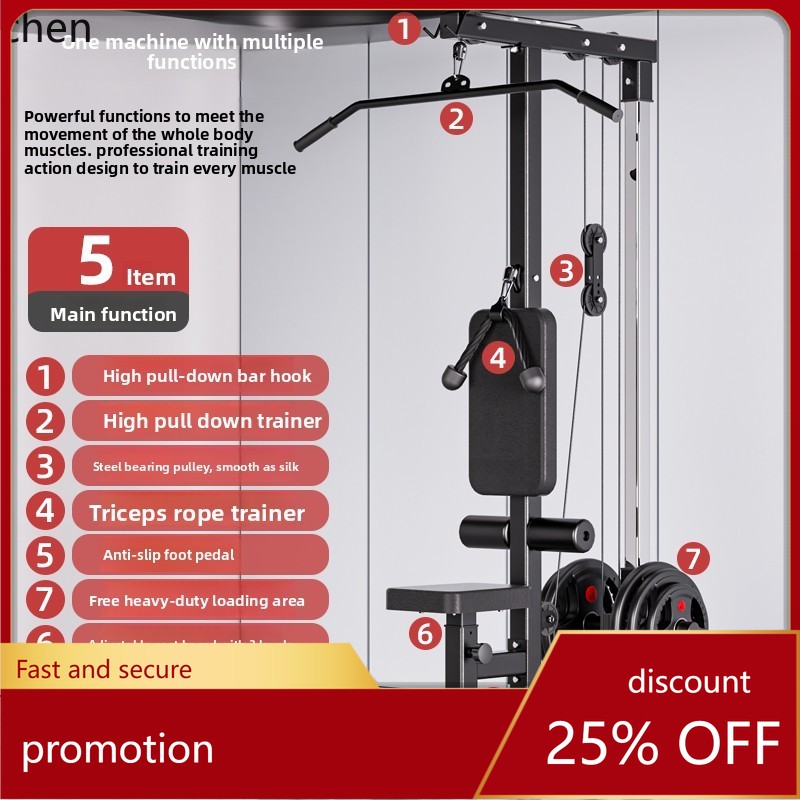 ZML سحب أسفل المدرب المنزل جان - مراجعة All In One Gym Home Equipment وسعره