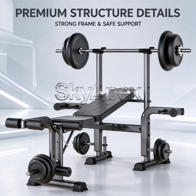 مقعد تمارين متعدد الوظائف قابل - مراجعة All In One Gym Home Equipment وسعره