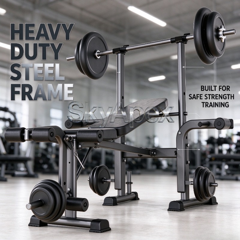 مقعد تمارين متعدد الوظائف قابل - مراجعة All In One Gym Home Equipment وسعره