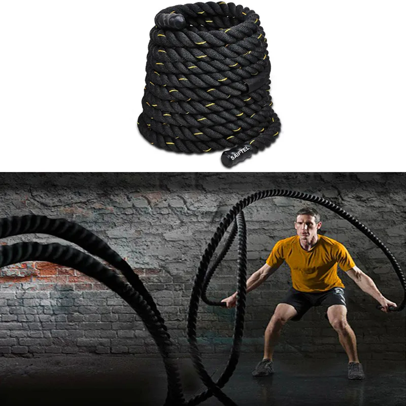 حبل تدريب قوي بتصميم مموج من 9 - مراجعة Battle Rope Heavy وسعره